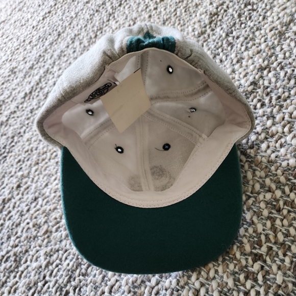 Vintage 90s Tasmanian Devil Taz Warner Bros. Acme Hat Cap Gray One Size NWT - Picture 2 of 5